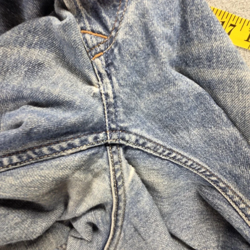 Diesel Jeans Mens 31x30 Blue Larkee Regular Straight Distressed Button Fly 0800Z